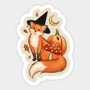 Foxy Witch in training Sticker